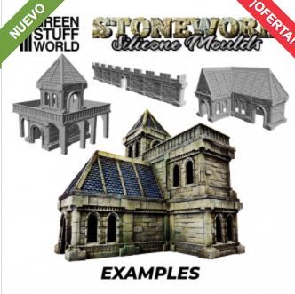 Green Stuff World: Moldes de Silicona - Stonework - Imagen 2