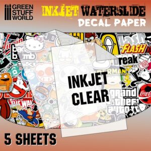 Green Stuff World: Calcas al agua – Inkjet Transparente