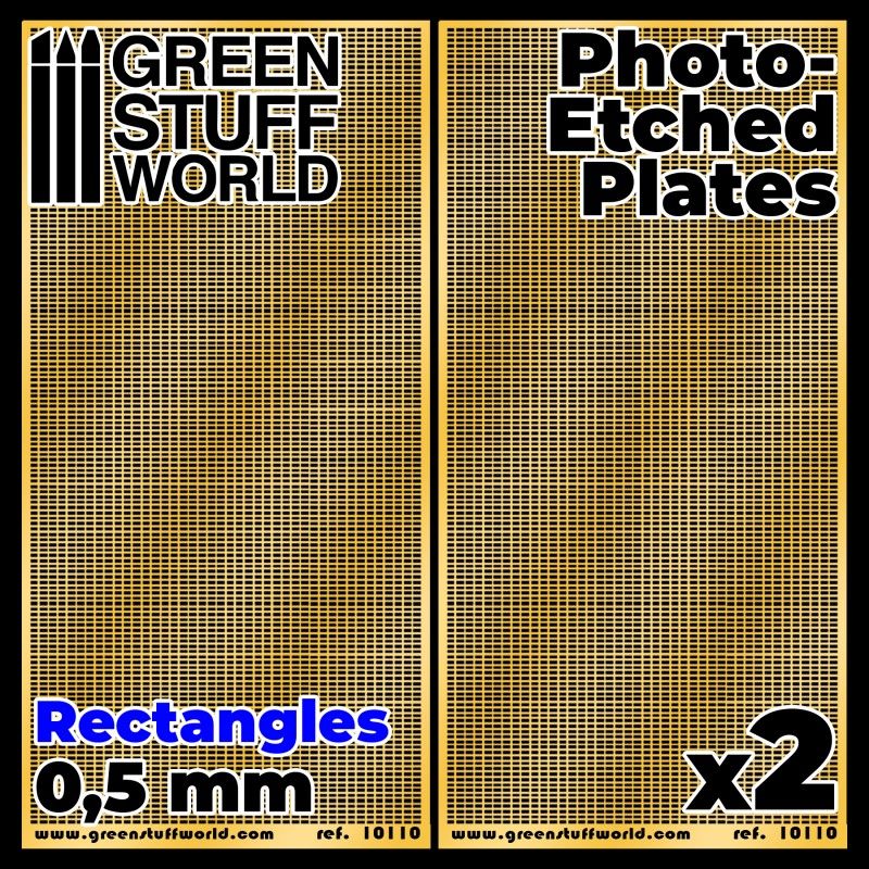 Green Stuff World: Placas Fotograbados - Rectangulos Pequeños