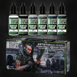 Green Stuff World: Set Pintura – MNM Plata y Acero
