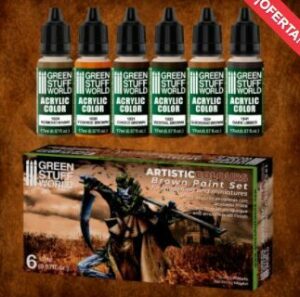 Green Stuff World: Set Pintura – Marrones