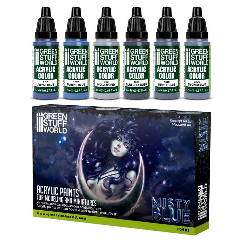 Green Stuff World: Set Pintura - Azules