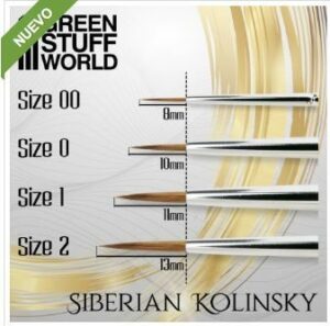 Green Stuff World: Gold Series Pincel Kolinsky Siberiano – 0
