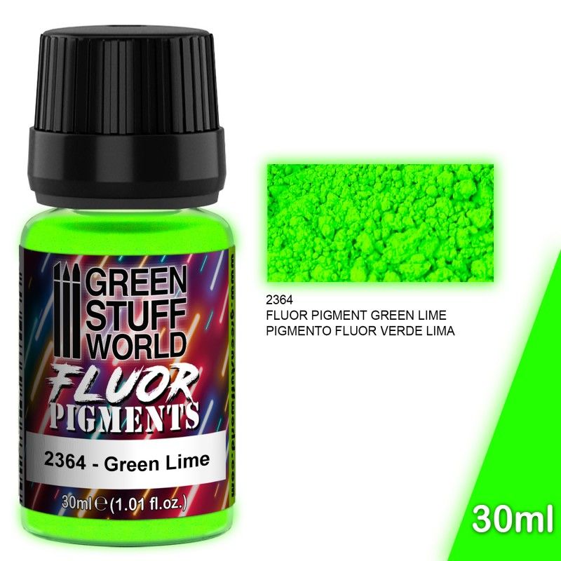 Green Stuff World: Pigmentos Fluor Verde Lima