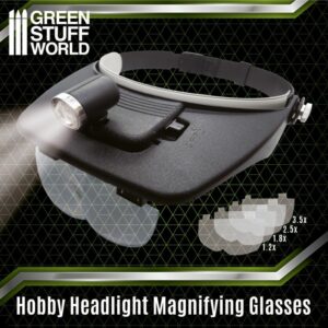 Green Stuff World: Gafas de modelismo con Lupas y iluminacion