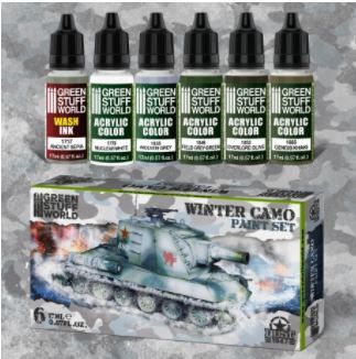 Set Pintura - Camuflaje Invierno