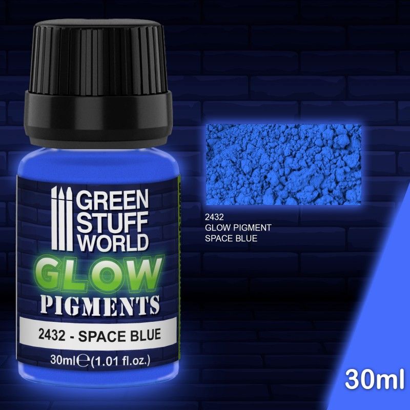 Pigmentos Luminiscentes - AZUL del ESPACIO