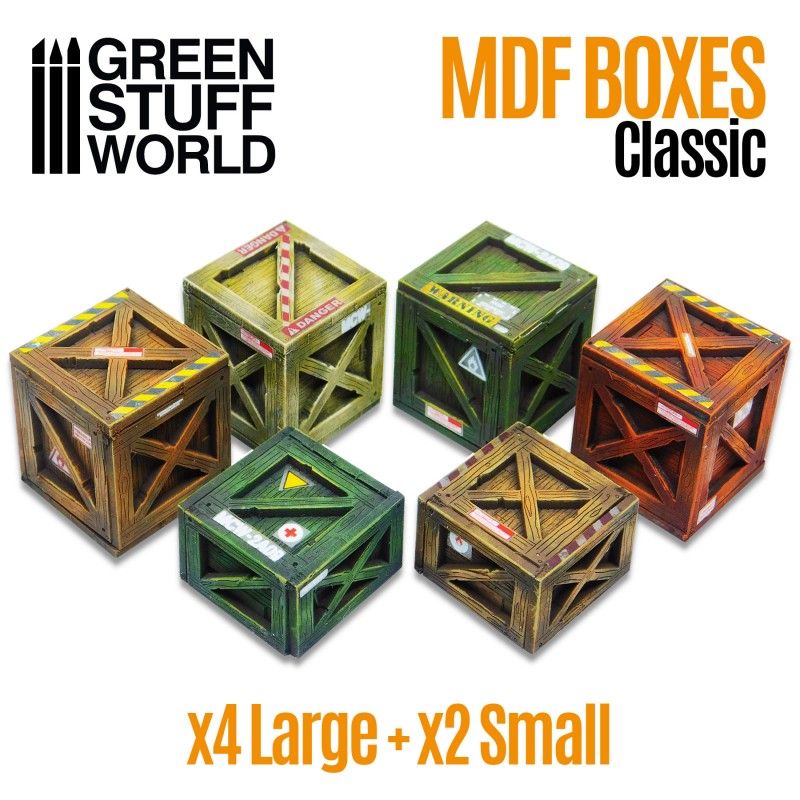 Green Stuff World: Cajas de Madera Clasicas