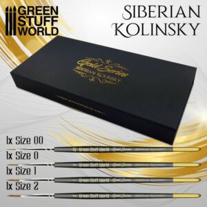 Green Stuff World: Gold Series – Set Pinceles Premium