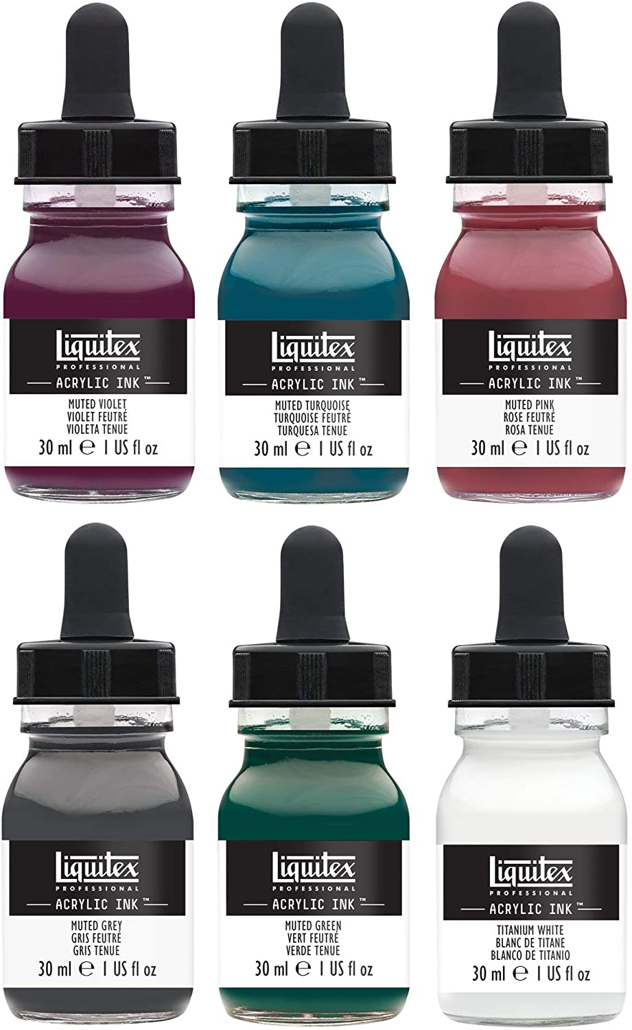 Liquitex: Set Muted Collection + Blanco - Imagen 2