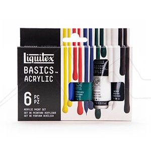 Liquitex: Set de 6 Tubos de 22ml