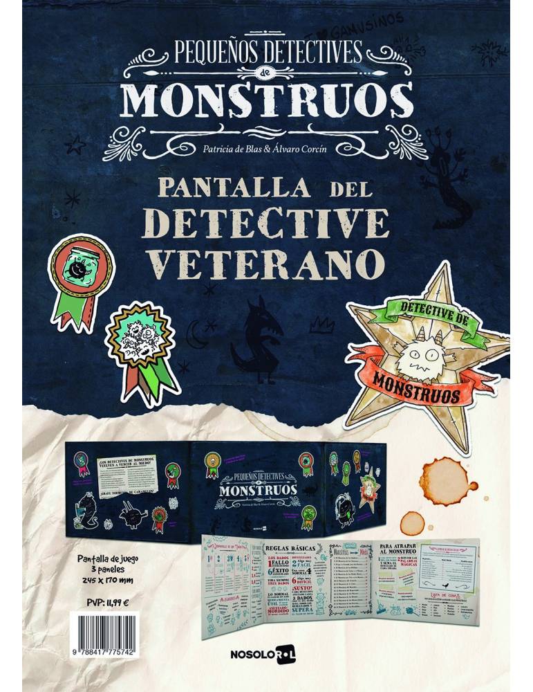 Pequeños Detectives de Monstruos: Pantalla del Detective