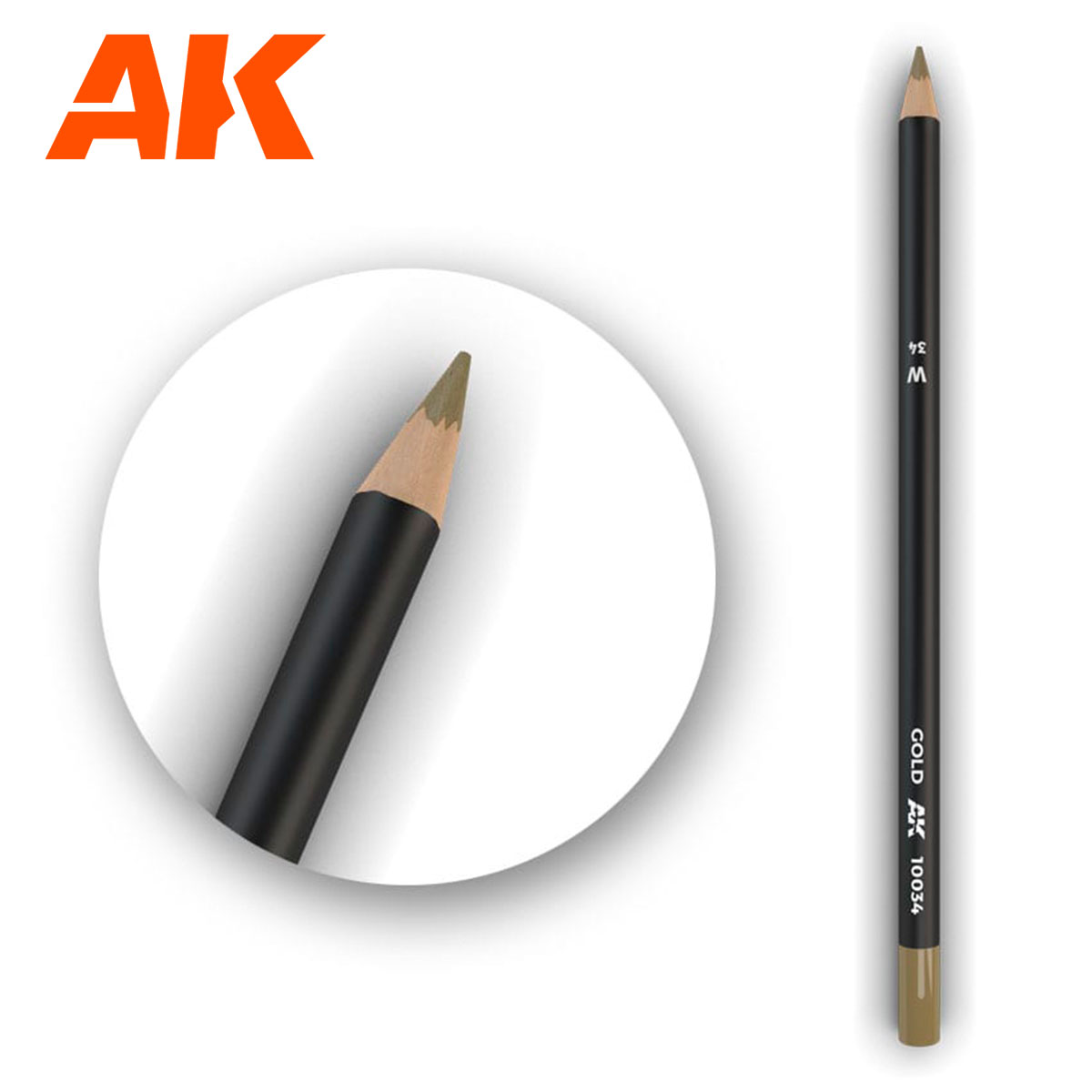 AK Weathering Pencils: Gold AK10034