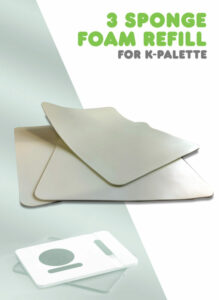 Kimera Brushes: K-Palette – 3x Foam Pack Refill