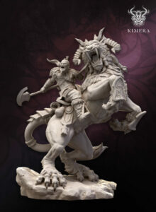 Kimera: Models – Krothar – Tiger rider Barbarian