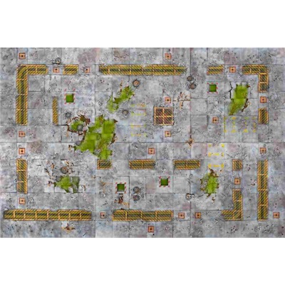 Kraken Wargames Gaming Mat - Industrial Grounds 91cmx91cm