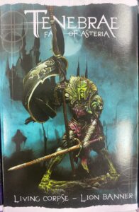 Kimera: Models – Living Corpse Lion Banner 75mm
