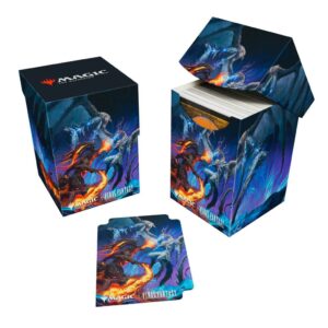 Ultra Pro: MTG FINAL FANTASY Bahamut and Ifrit 100+ Deck Box