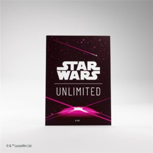 Star Wars Unlimited: Sleeves Back Magenta