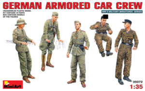 MiniArt: Figuras German Armoured Car Crew, escala 1/35