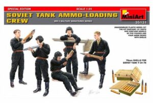 MiniArt: Figuras Soviet Tank Ammo-Loading Crew Set. Special Edition, escala 1/35