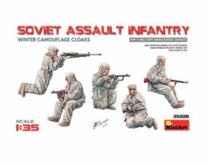 MiniArt: Figuras Soviet Assault Infantry Winter. Escala: 1/35