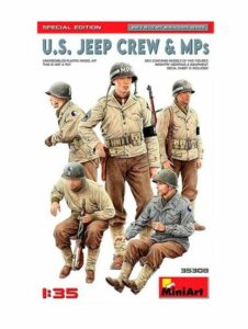 MiniArt: Figuras US Jeep Crew & MPs. Special Edition