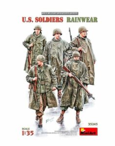 MiniArt: Figuras U.S. Soldiers Rainwear. Escala 1/35