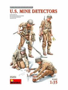 MiniArt: Figuras U.S. Mine Detectors. Escala 1/35