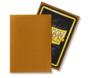 Dragon Shield: Standard Sleeves – Matte Gold (100 Sleeves)