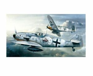 Academy: Avión “Messerschmitt” BF109G-6. Escala 1/72