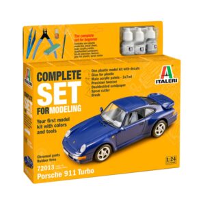 1:24 Italeri: Coche Porsche 911 Turbo Complete Set for Modeling