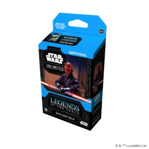 Star Wars Unlimited – Legends of the Force Spotlight Deck (Darth Maul) Inglés