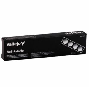 Vallejo: Paleta accesoria de 5 pocillos (149 x 34 x 13 mm) (B90004)