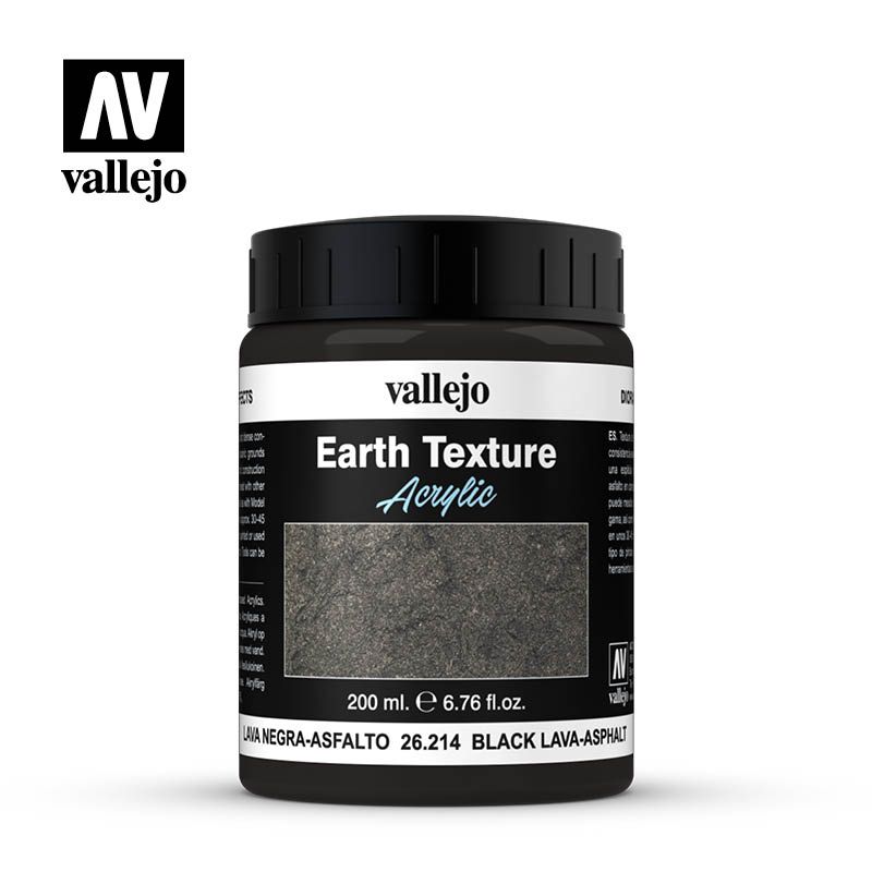 Vallejo: Diorama Effects: Lava Negra Asfalto 26214
