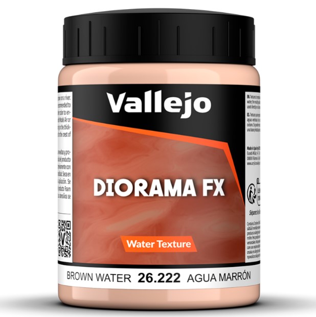 Vallejo Diorama FX Agua Marrón 200 ml (26222)