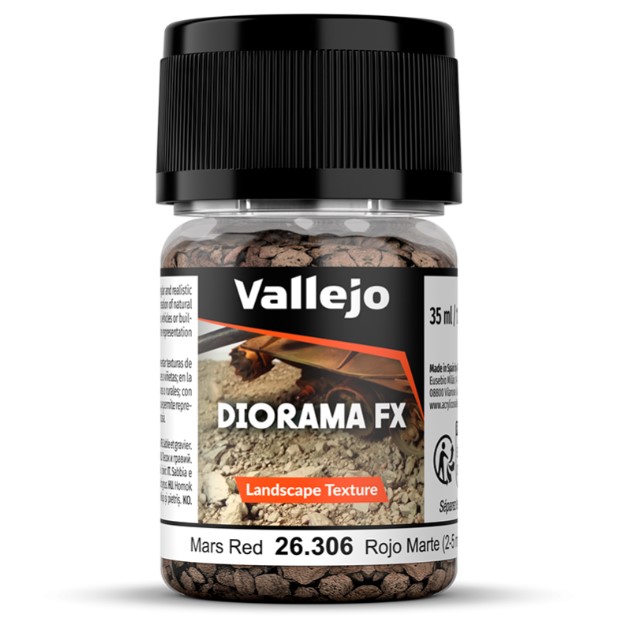 Vallejo Diorama FX Rojo Marte 2-5 mm 35 ml (26306)