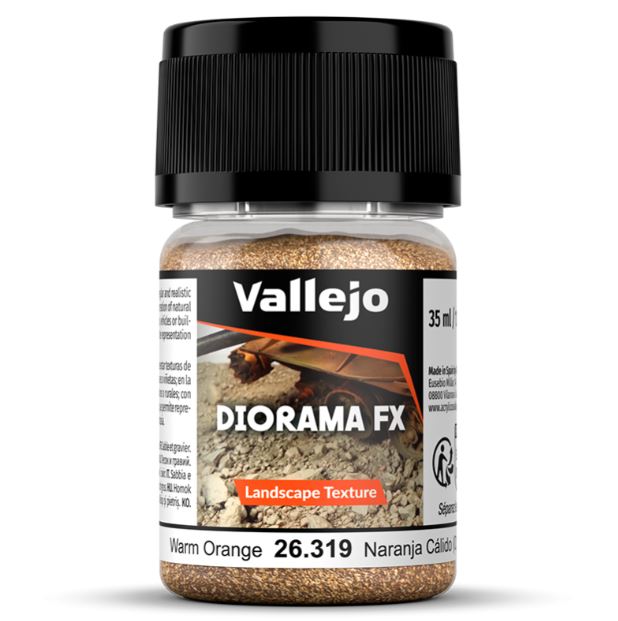 Vallejo Diorama FX Naranja Cálido 0.1-0.6 mm 35 ml (26319)