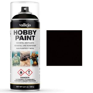 Vallejo: Imprimación Spray – Negro 400ml (28012)