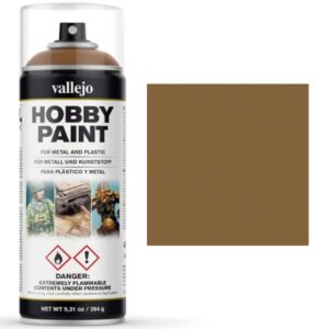 Vallejo: Imprimación Spray – Marrón Cuero 400ml (28014)