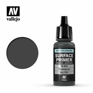 Vallejo: Surface Primer – Dunkelgrau RAL7021 (17ml) 70603