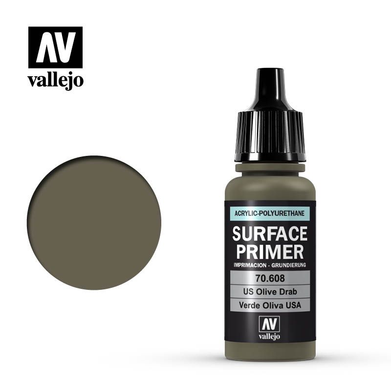 Vallejo: Surface Primer - Verde Oliva Usa (17ml) 70608