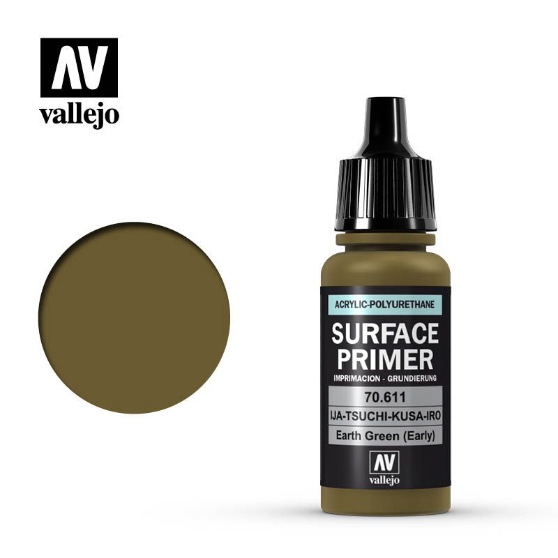 Vallejo: Surface Primer - IJA TSuchi-Kusa-Iro (17ml) 70611