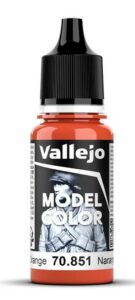 Vallejo: Model Color 030: Naranja Intenso 70851