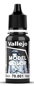 Vallejo: Model Color – 192: Negro Brillante 70861