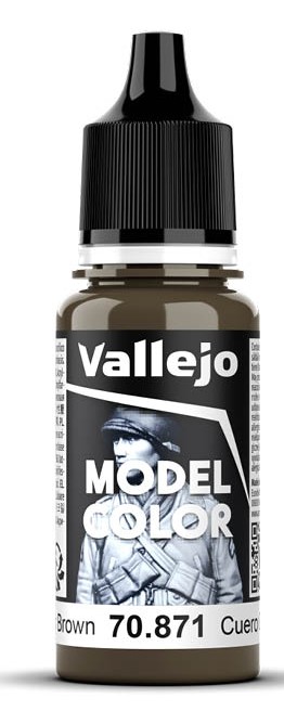 Vallejo: Model Color - 144: Marron Cuero Oscuro 70871