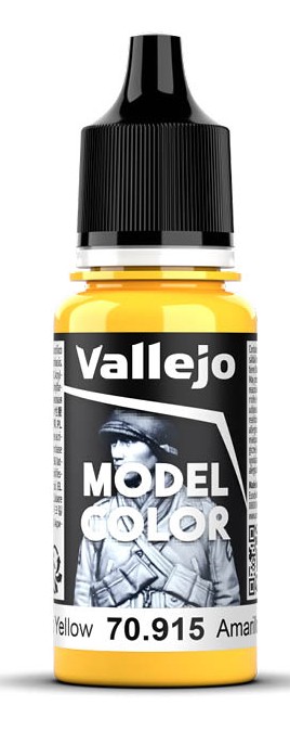 Vallejo: Model Color - 026: Amarillo Intenso 70915