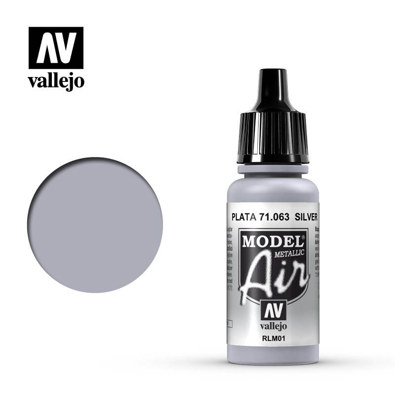 Vallejo: Model Air - RLM01 Silber 71063
