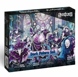 Vallejo: Set de Game Color. 12 colores + figura. Dark Future Set by Squidmar Miniatures. (72202)