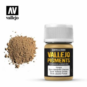Vallejo Pigments: Ocre Amarillo Oscuro 73103